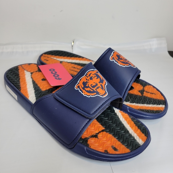 chicago bears slippers for men